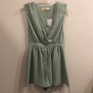 Urban Outfitters teal romper! New with tags